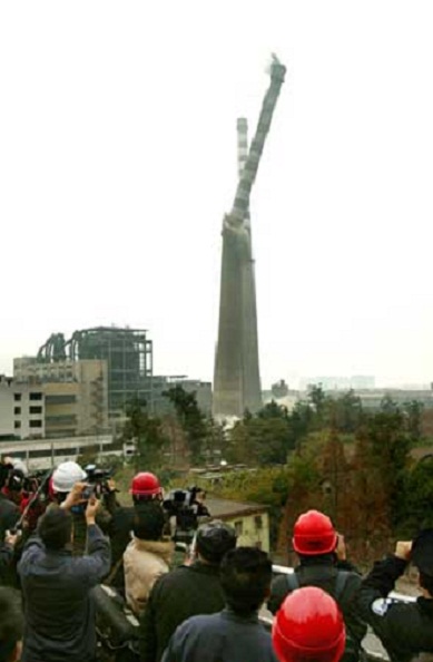 安慶煙囪拆除 煙囪爆破拆除
