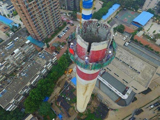 安慶煙囪拆除-廢棄煙囪人工拆除技術(shù)資訊