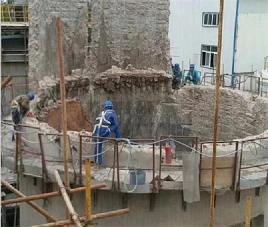 安慶煙囪人工拆除-安全快捷