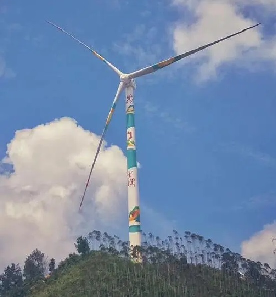 安慶風(fēng)電塔筒美化彩繪-讓您的風(fēng)電塔筒煥然一新!