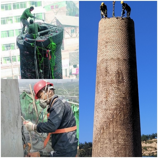 安慶煙囪拆除公司：確保整個(gè)拆除過程既安全又高效